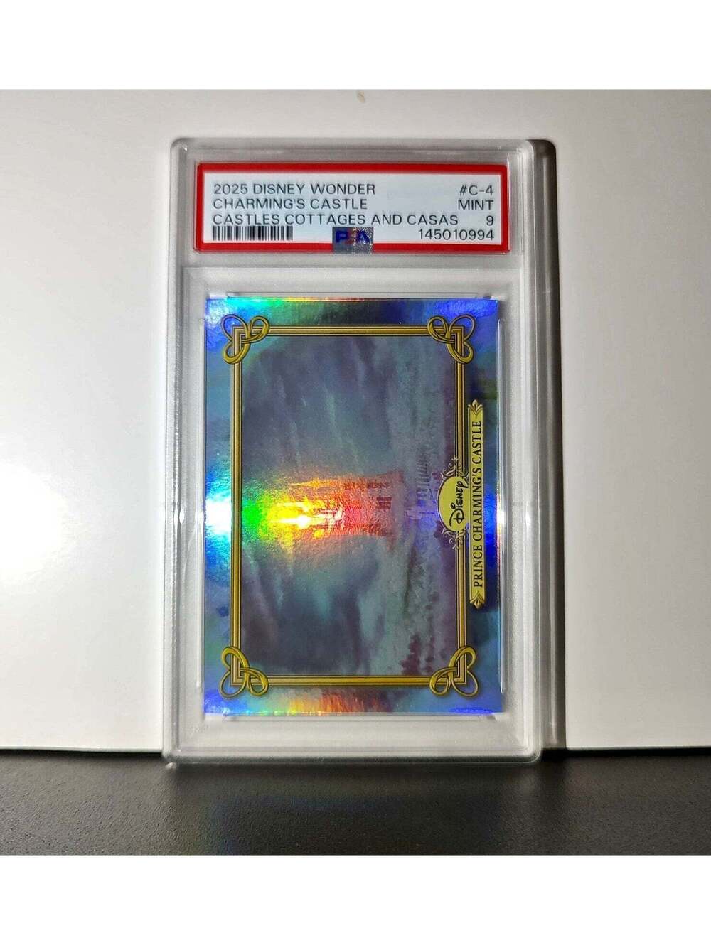 Prince Charming's Castle 2025 Topps Disney #C-4 Card Cinderella PSA 9